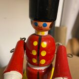 Old wooden toy to pull