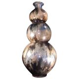 Roger Guerin, monumental trilobed vase, unique piece, 102 cm tall, salt-glazed stoneware