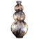 Roger Guerin, monumental trilobed vase, unique piece, 102 cm tall, salt-glazed stoneware