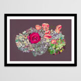 Nature morte - Hortensia et rose