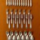 Ercuis, dessert cutlery, fruit and cheese, 36 art deco pieces