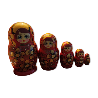 Russian dolls, hand-painted matryoshka