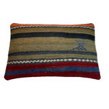 Vintage turkish kilim cushion cover, 30 x 50 cm