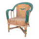 Children's chair rattan green Nature