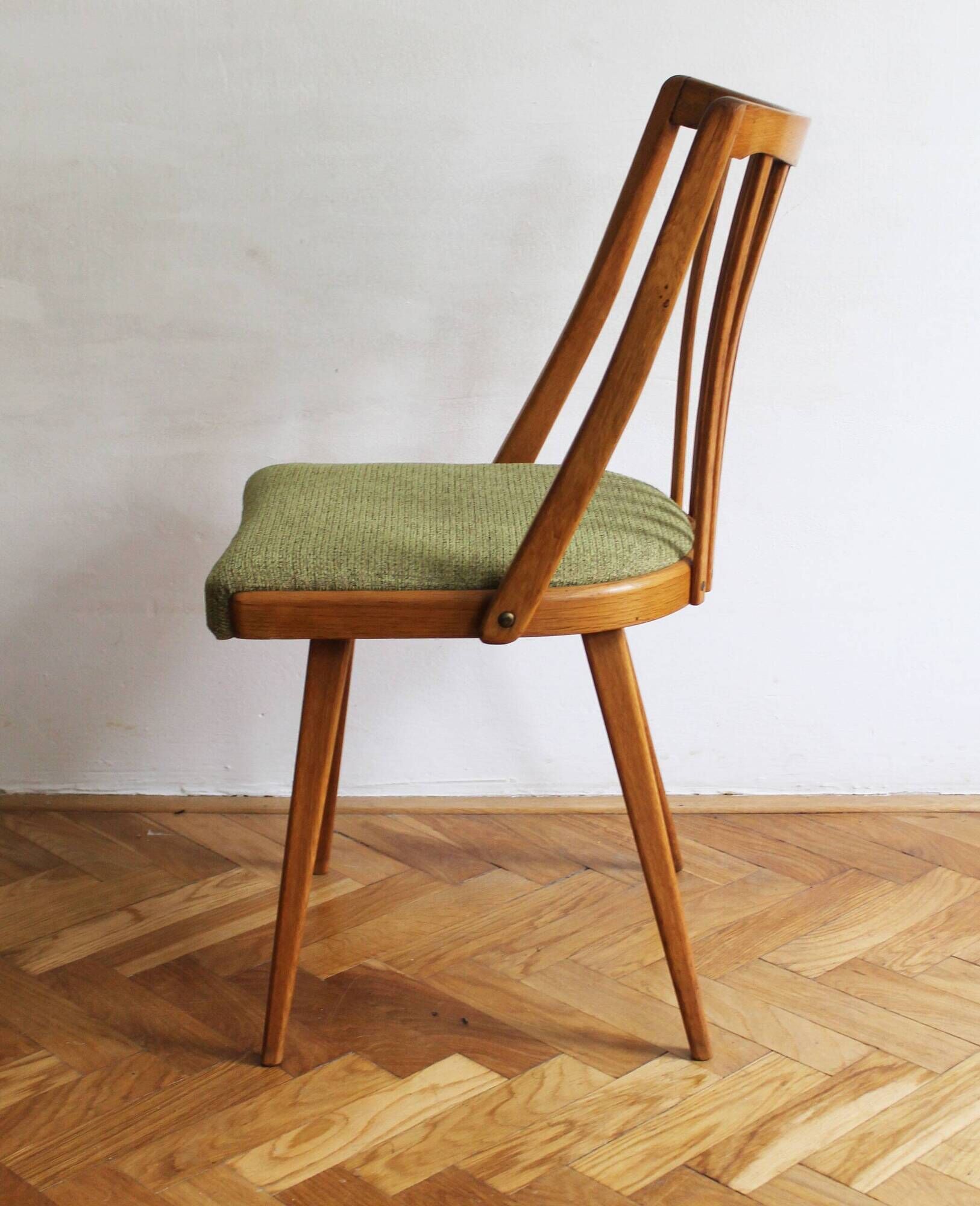 Set of Four 1960's Chairs by Antonin Suman for TON