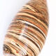 Vase soliflore sable, terracotta et marron en terre mêlée