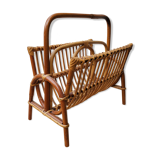 Rattan magazine holder 1960