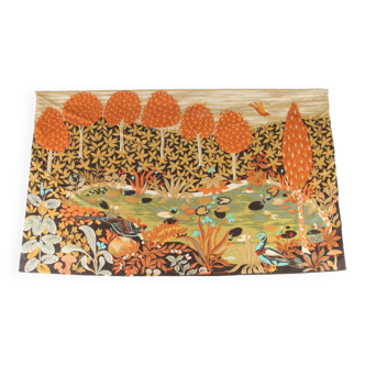 Large Aubusson tapestry signed Lallemand