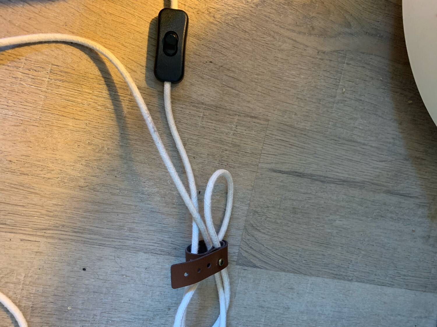 Large floor ball lamp