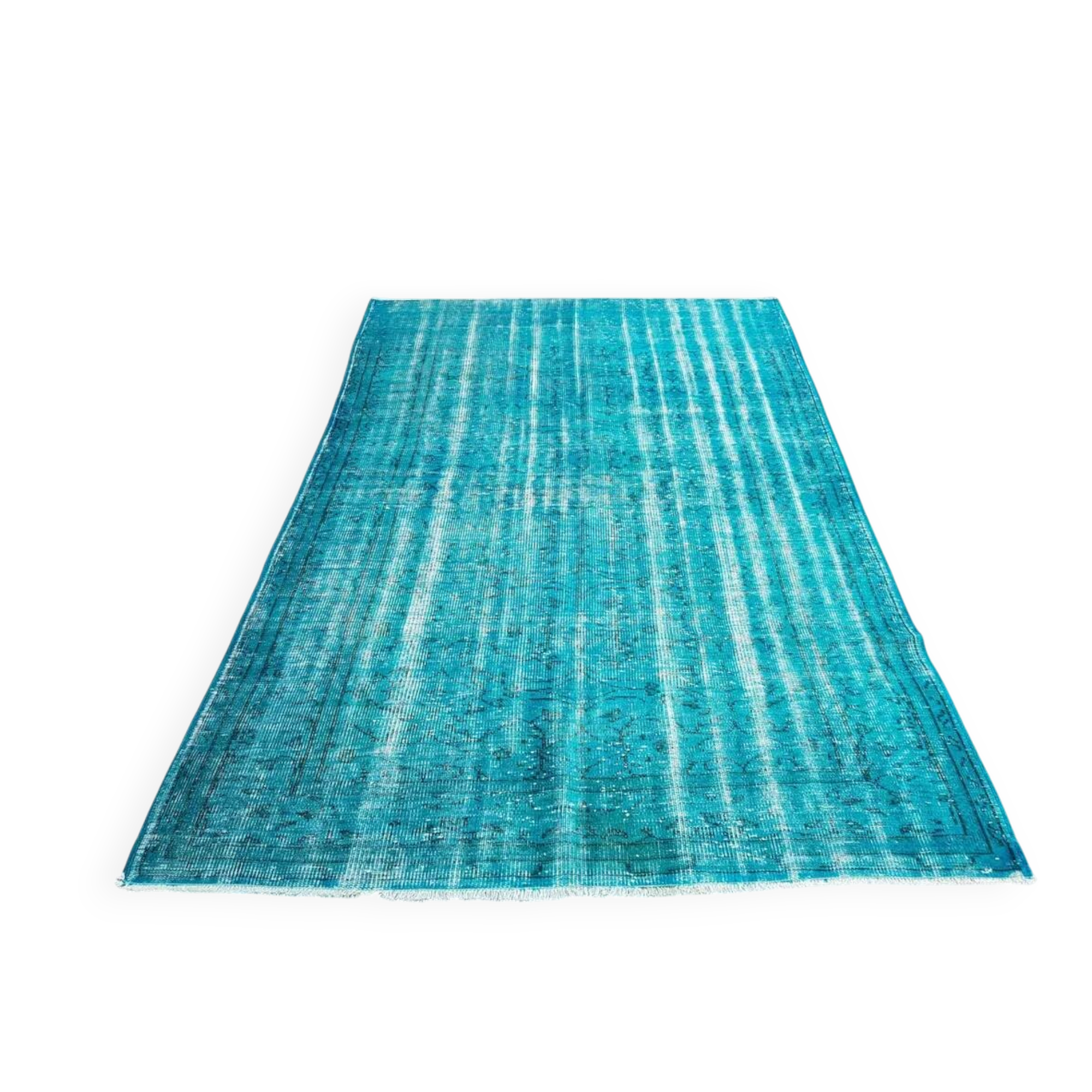 Vintage Turkish Floral Rug skuv675