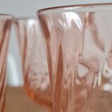 Set of 7 arcopal glasses model Rosaline