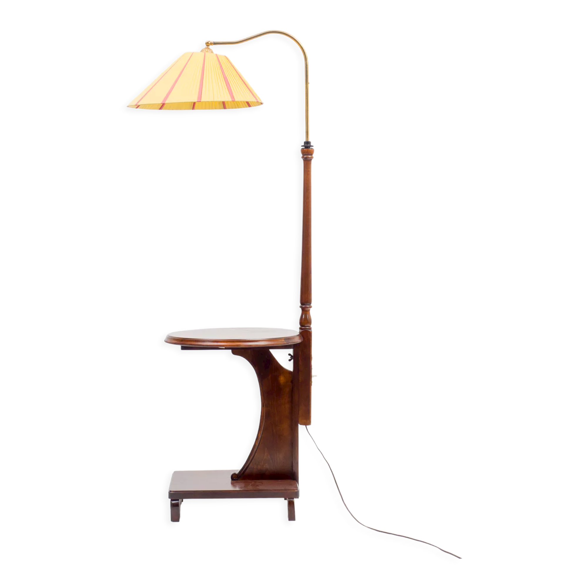 50s floor lamp with integrated table