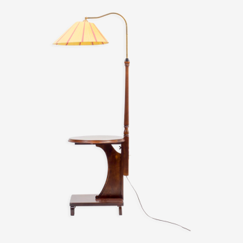 50s floor lamp with integrated table