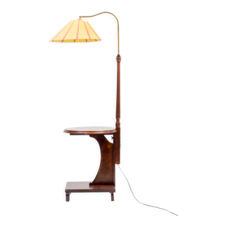 50s floor lamp with integrated table