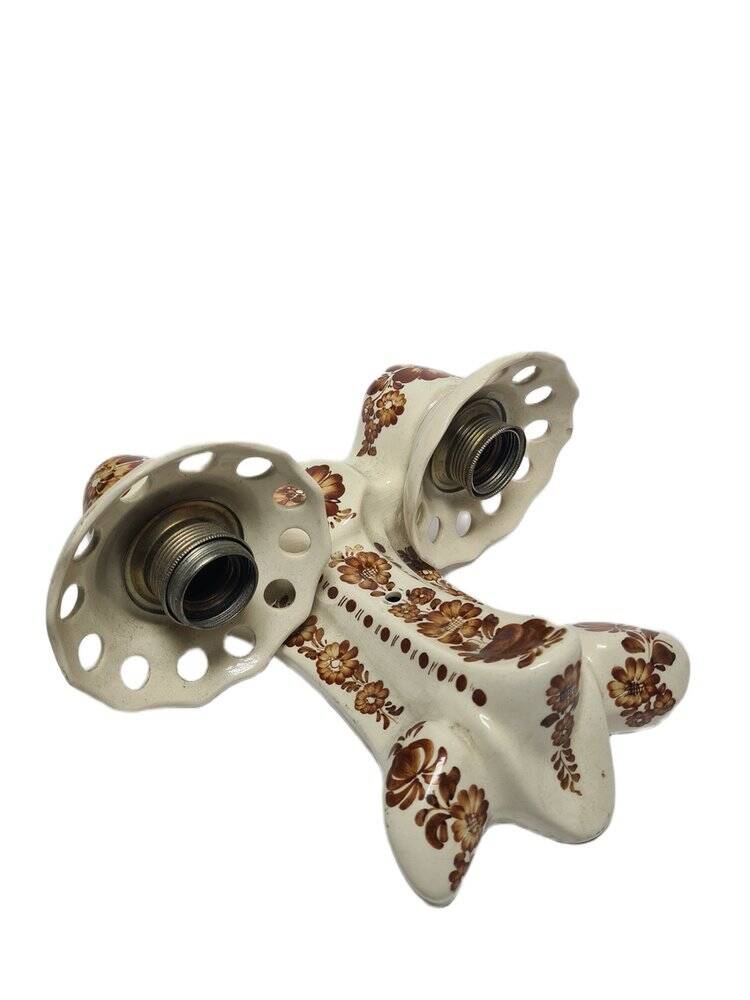 2-armed wall lamp from Włocławek, Poland, 1970s