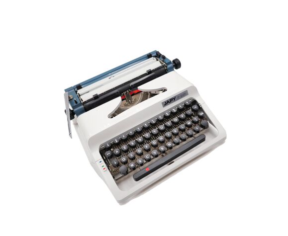 Machine à écrire Japy P 951 vintage révisée ruban neuf | Selency