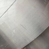 Suspended globe lamp in aluminium and glass in German Space style from the 1960s mid-century by Doria.