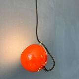 Small red adjustable Artimeta eyeball pendant lamp
