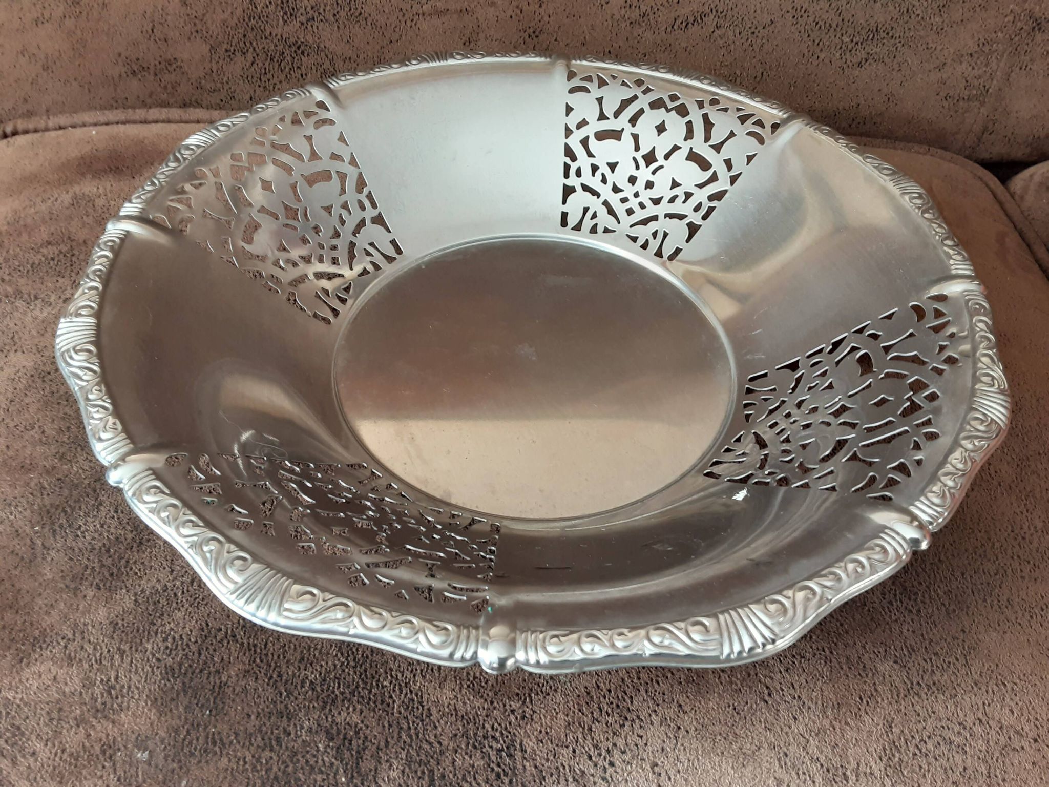 Corbeille  métal  vintage