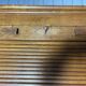 Solid oak notary double curtain filing cabinet 1900
