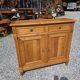 Louis XVI style buffet in solid cherry wood from the mid-20th century.