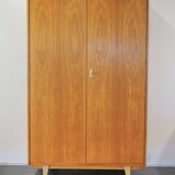 light wooden vintage wardrobe 60s
