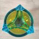 Sommerso ashtray in Murano glass 60s design