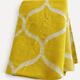 Vintage Moroccan Hand Loomed Yellow and Ivory Wool Rug, Late 20th Century