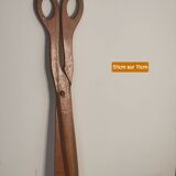Giant wood scissors