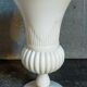 Antique milk glass baluster vase early 20th century
