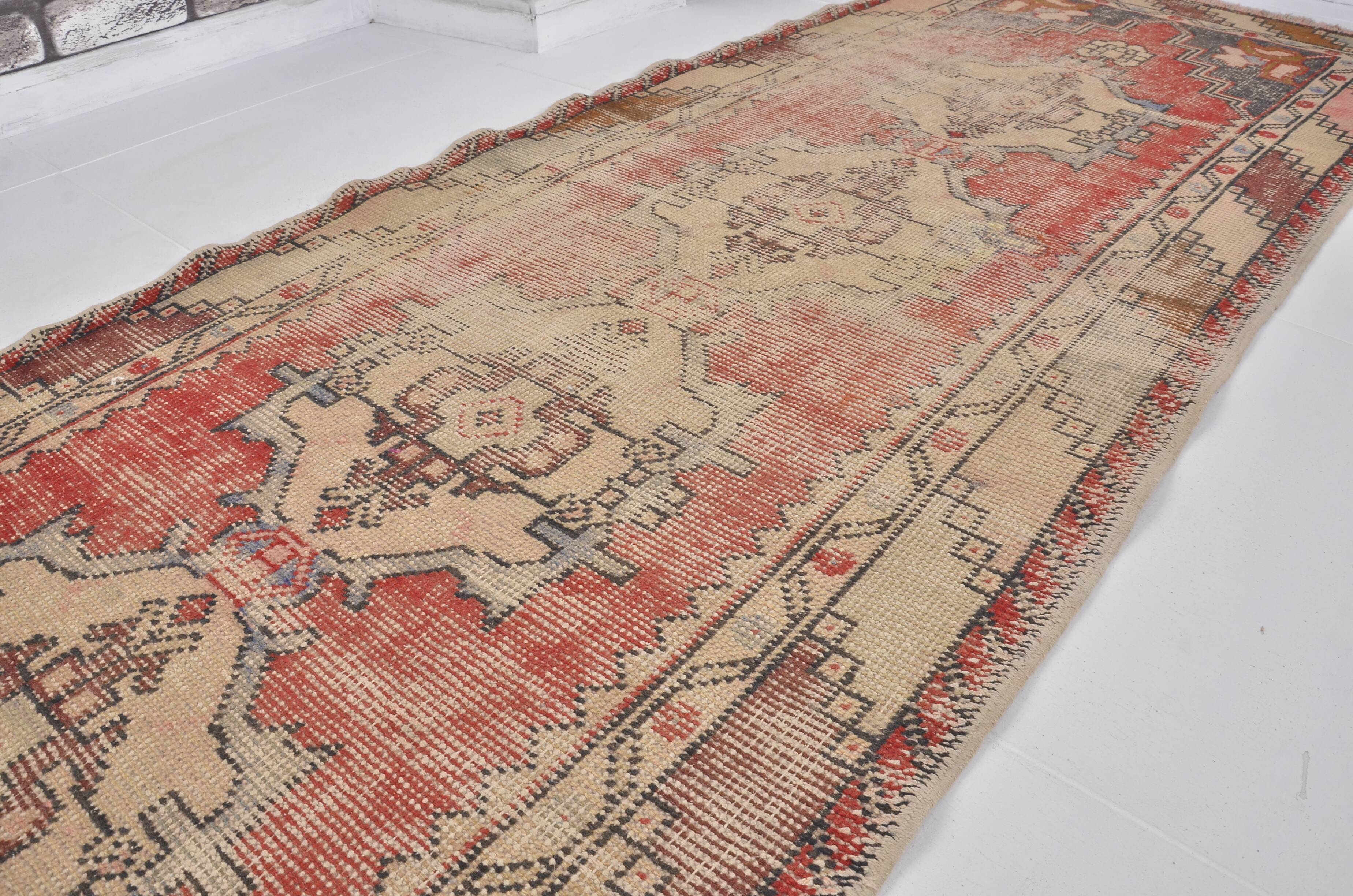 Turkish Handmade Oushak Runner Rug