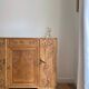 Art Deco oak sideboard with mirror (removable)