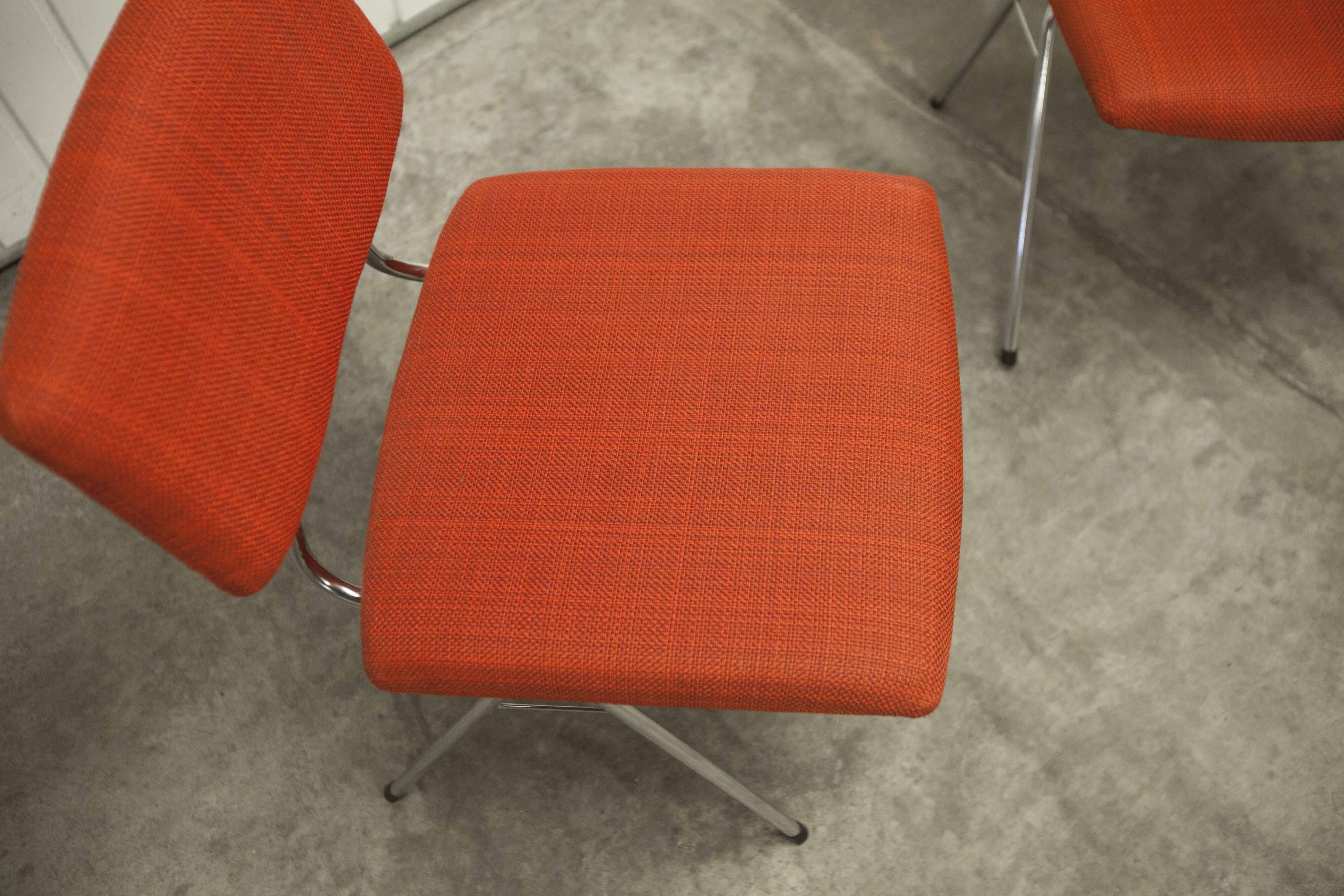 Pair of compass model chairs by Pierre Guariche for Les Huchers-Minvielle France 1955
