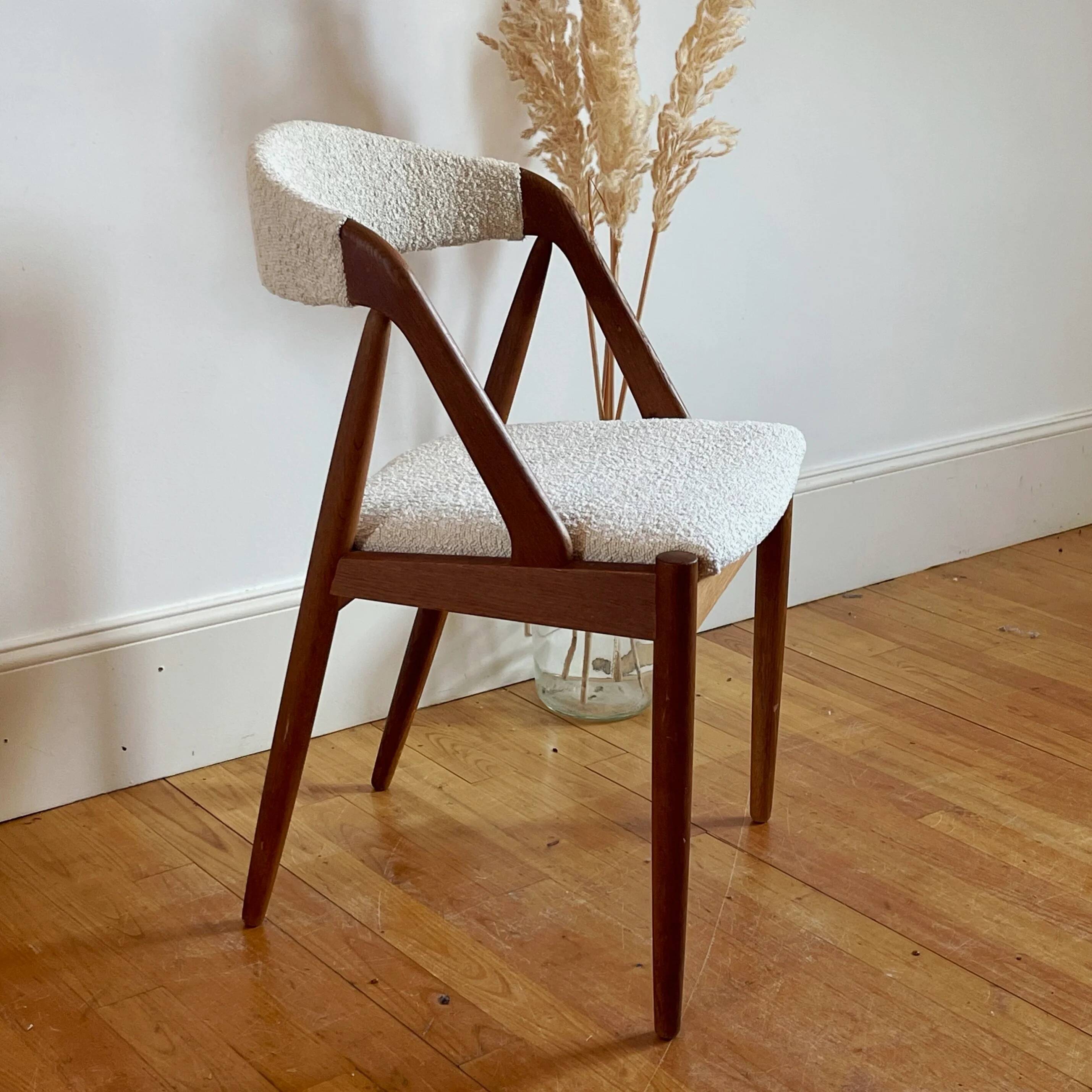 Natural linen boucle