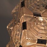 Pyramid chandelier by Jaroslav Bejvl for Preciosa, Kamenicky Senov 1967