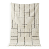 Aman graphic Berber wool rug