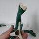 vintage knife rest in barbotine