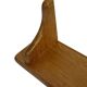 Étagère murale en chêne vintage, étagère à livres, design minimaliste en bois des années 1970