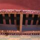 Sofa padded in old pink velvet