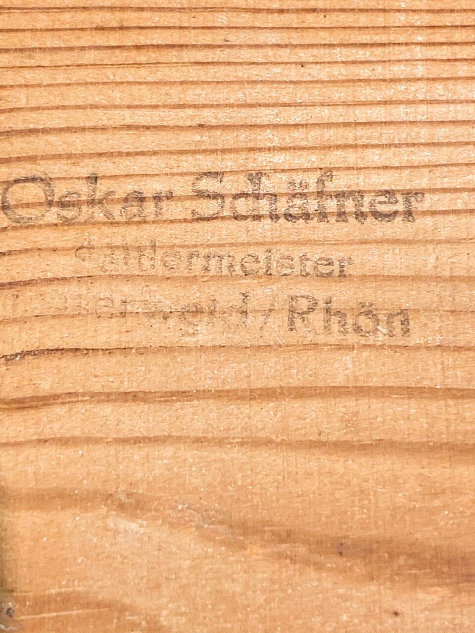 set of four Oskar Schäfner vintage Germany