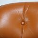 Charles Pollock leather office chair, Knoll edition, 1970