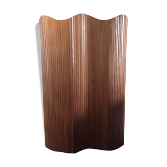 Paravent Baumann à lattes de bois