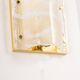 Murano glass wall sconce by Hillebrand, Germany, 1970s