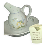 Vase Moustiers workshop A.Baratta (A.B)