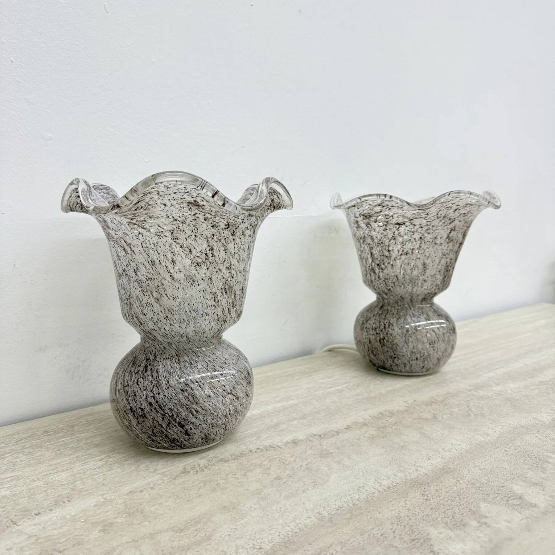 Mid-century pair of table lamps Doria Leuchten, 1970s