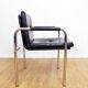 Set of 4 Bauhaus leather armchairs
