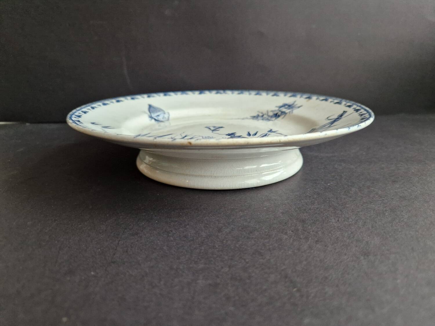 Old Sarreguemines fruit bowl, Carmen model