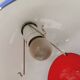 Vintage Verner Panton Flowerpot VP1 Enamel Hanging Lamp, Danish Design