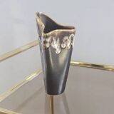 Vintage free-form organic vase - numbered ceramic 1246/23 - mid-century style