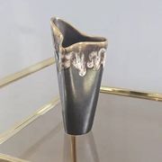 Vintage free-form organic vase - numbered ceramic 1246/23 - mid-century style